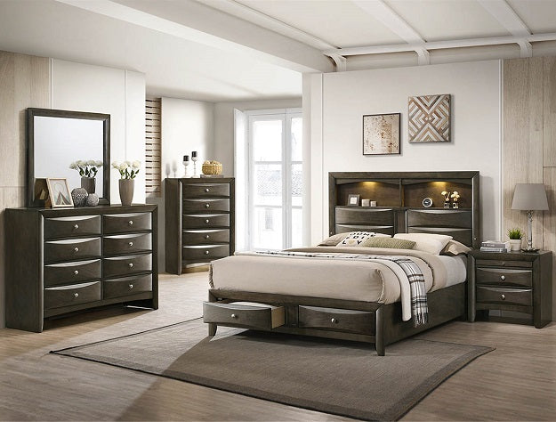 Queen Bed with Storage