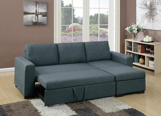 Convertible sofa grey