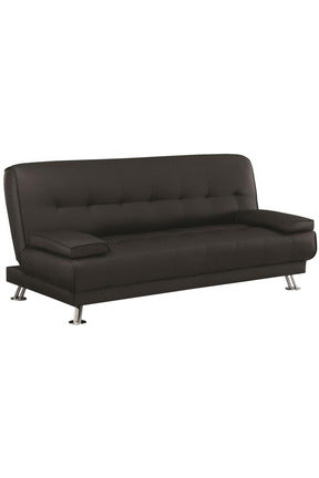 Pierre Tufted Upholstered Sofa Bed Black