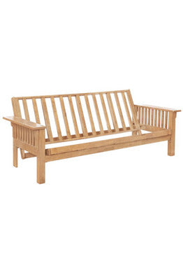 Slat Futon Frame Roble envejecido 