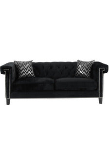 Reventlow Tufted Sofa Black