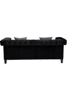 Reventlow Tufted Sofa Black