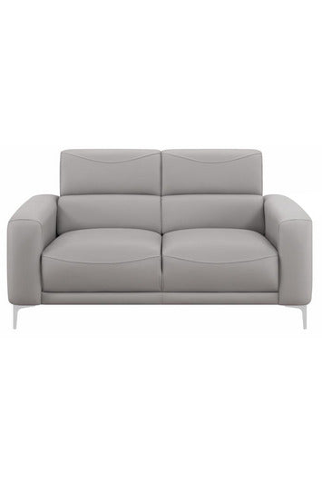 Glenmark Track Arm Upholstered Loveseat Taupe