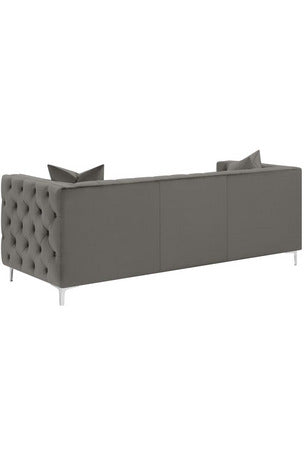 Phoebe Tufted Tuxedo Arms Sofa Urban Bronze