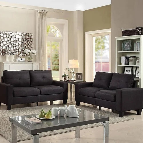 Living Room set 2pcs Black