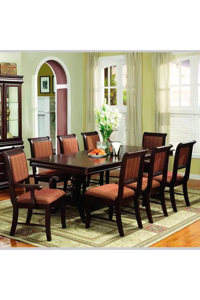 Double Pedestal Formal Dining Table