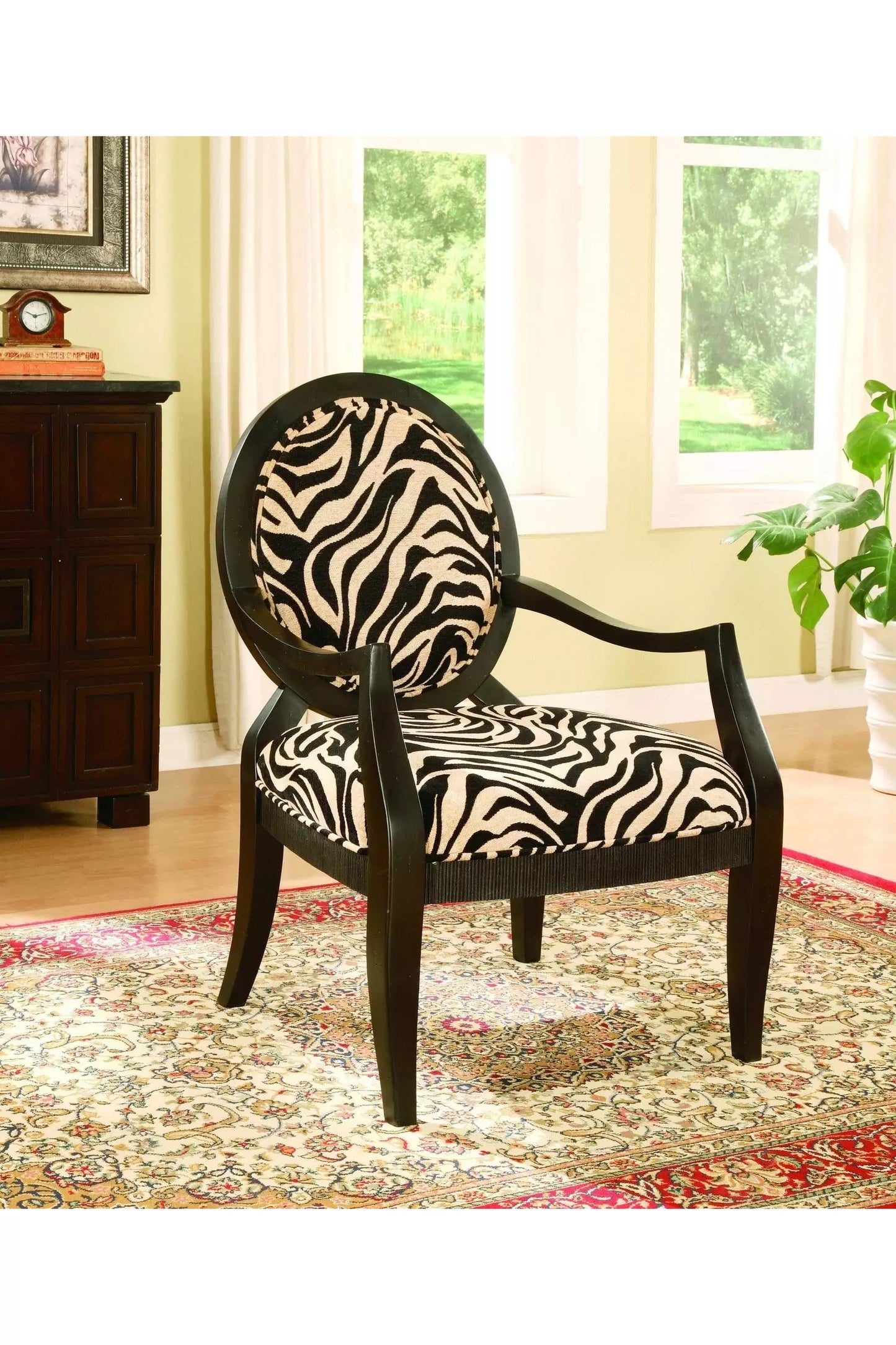 Print Accent Chair