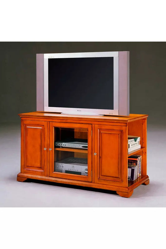 Oak Finish T.V. Stand